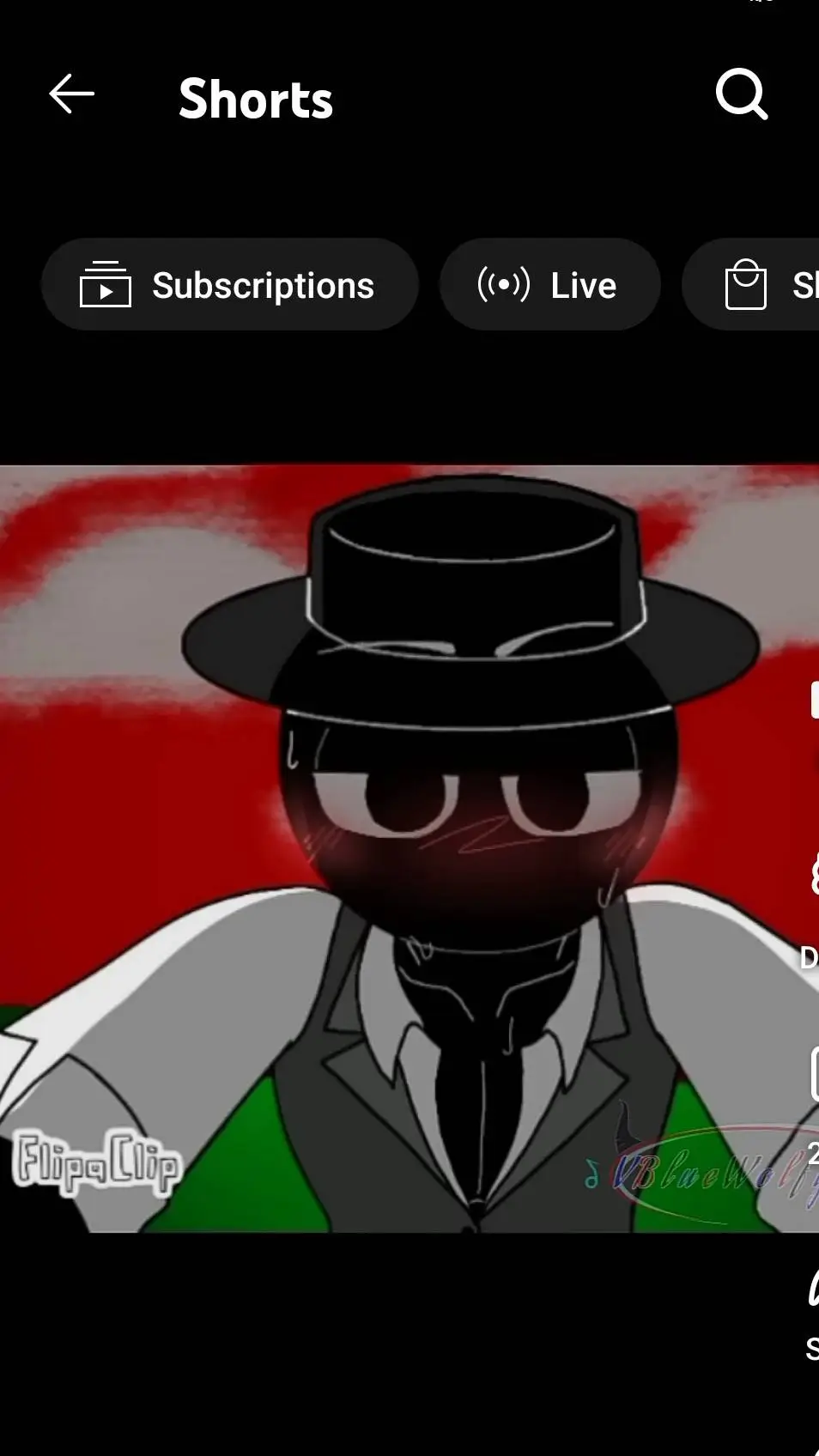 ai character: black background