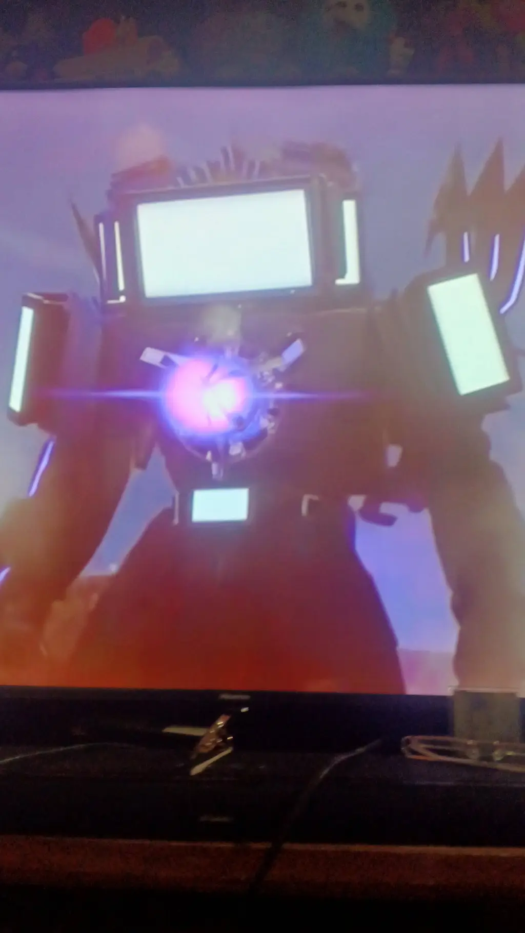 ai character: titan tv man background
