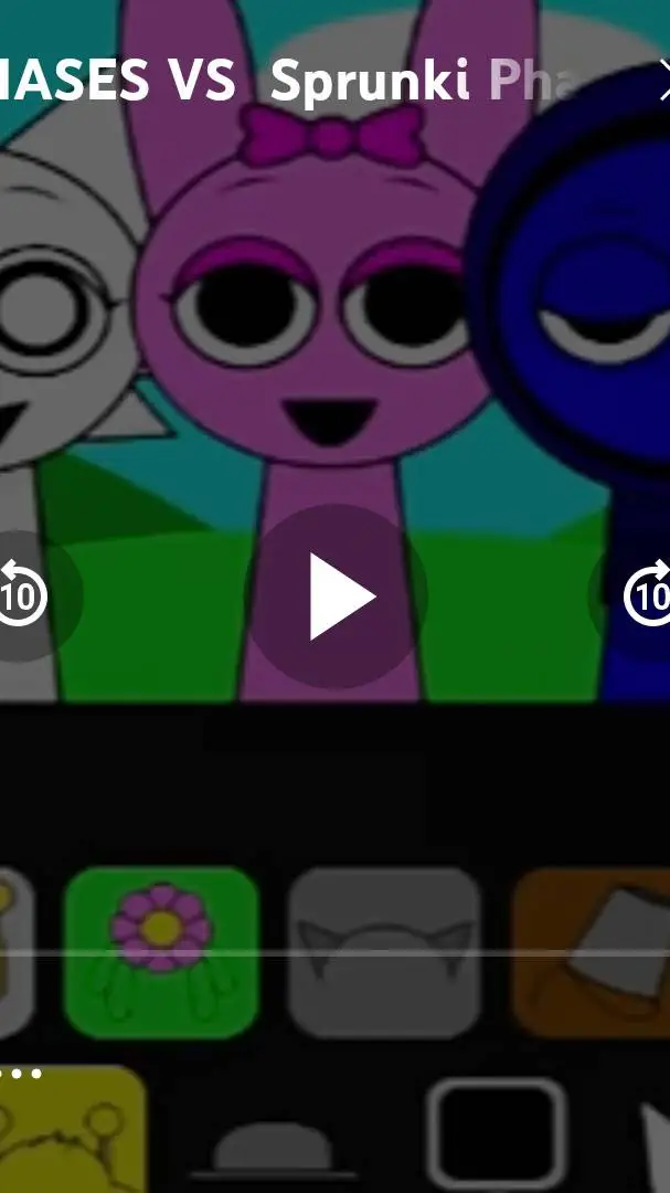 ai character: sprunki town background