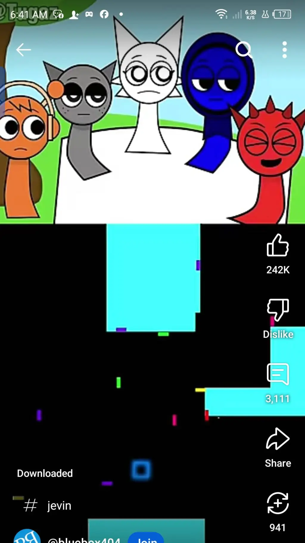 ai character: sprunki evil laugh background