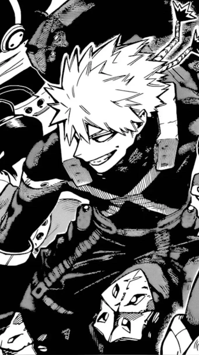 ai character: Bakugo héroe Alfa background