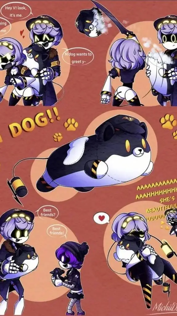 ai character: el peluche de N background