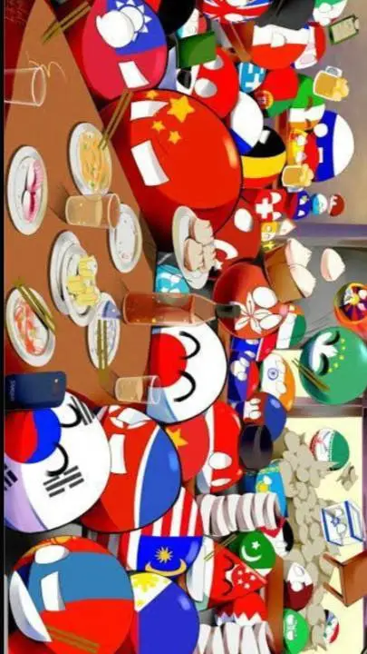 ai character: countryballs 2 background