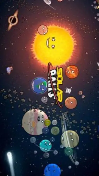 ai character: sollar balls background