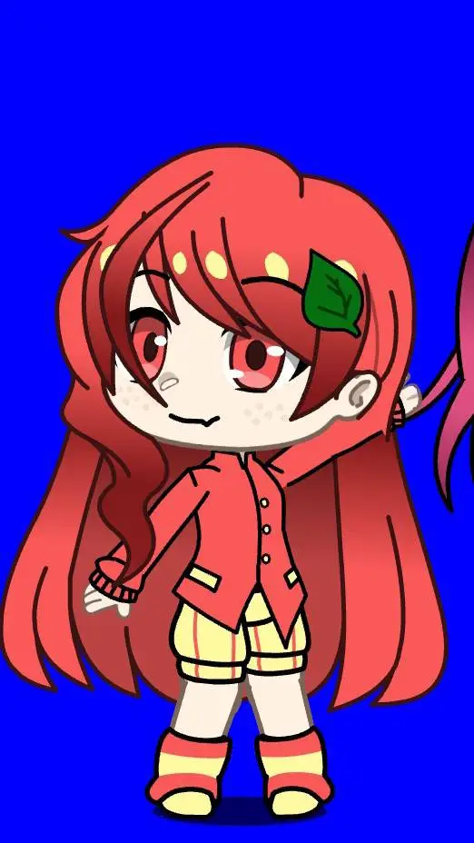 ai character: Клубничка background