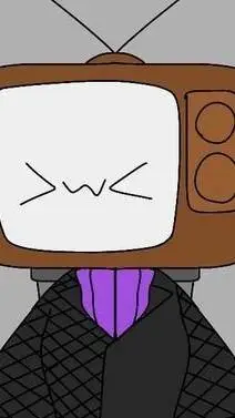 ai character: tv woman  background
