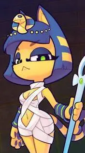 ai character: Ankha background