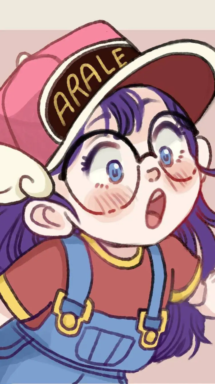 ai character: Arale  background