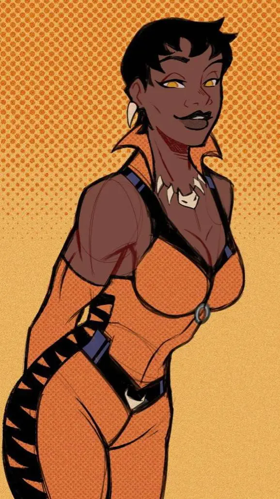 ai character: Vixen  background