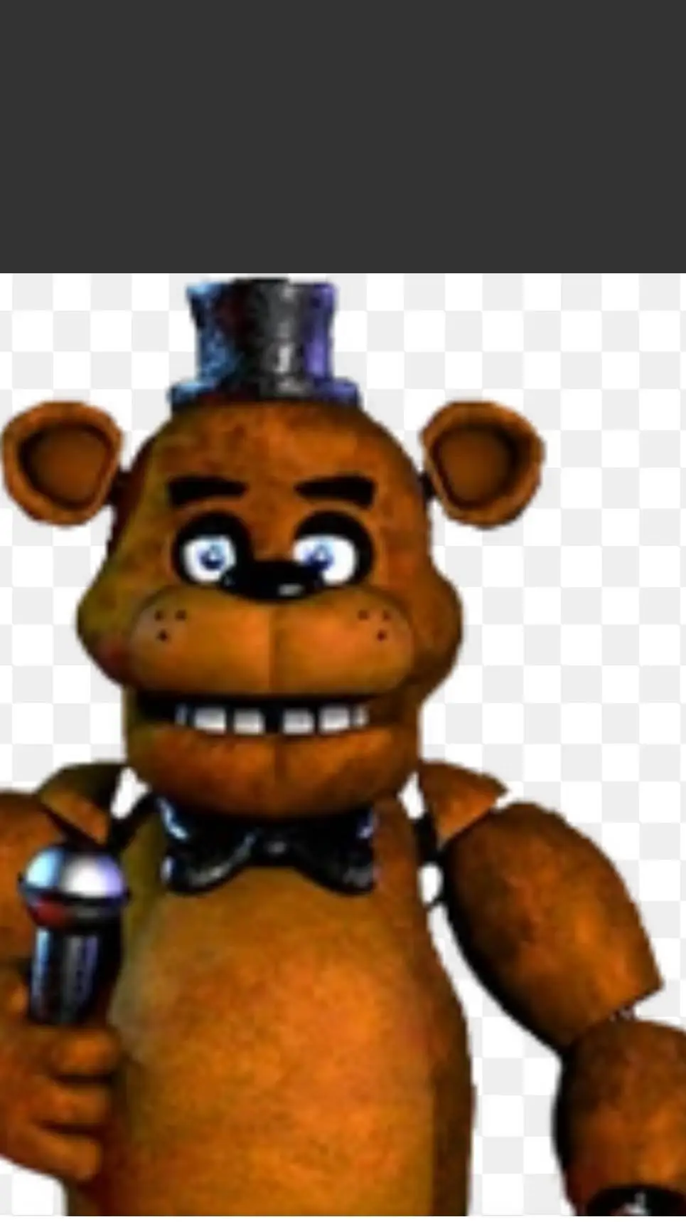 ai character: Freddy Fazbear background