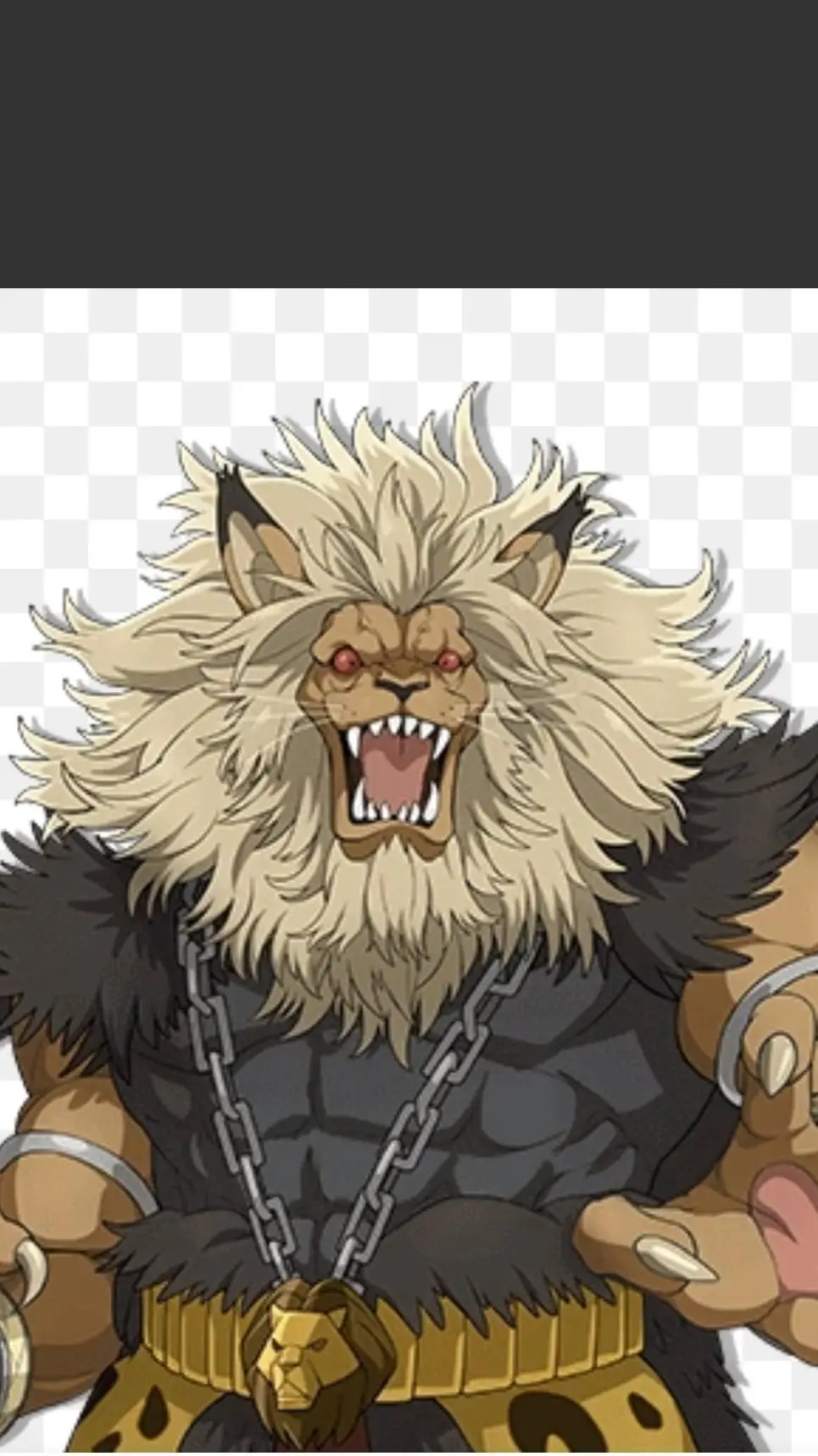 ai character: Beast King background