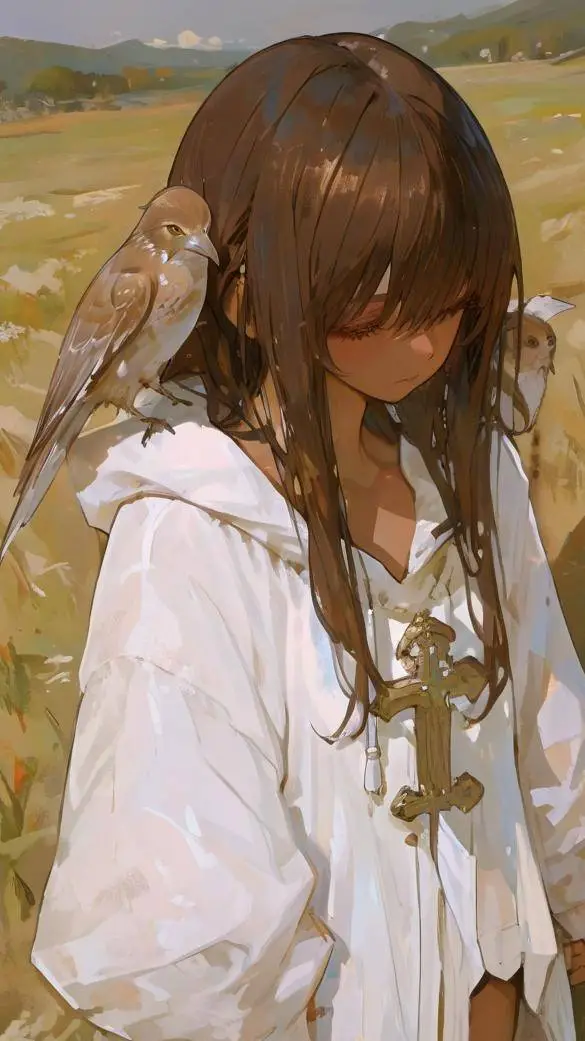 ai character: Ximena Espadas  background