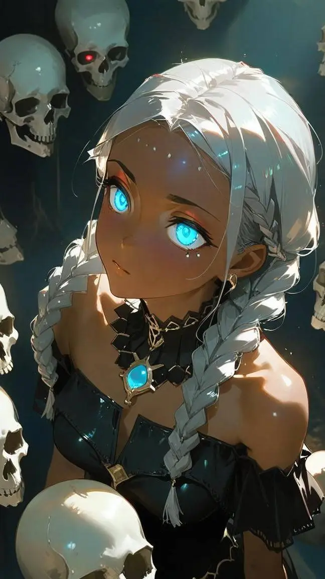 ai character: Laura Heinsek  background