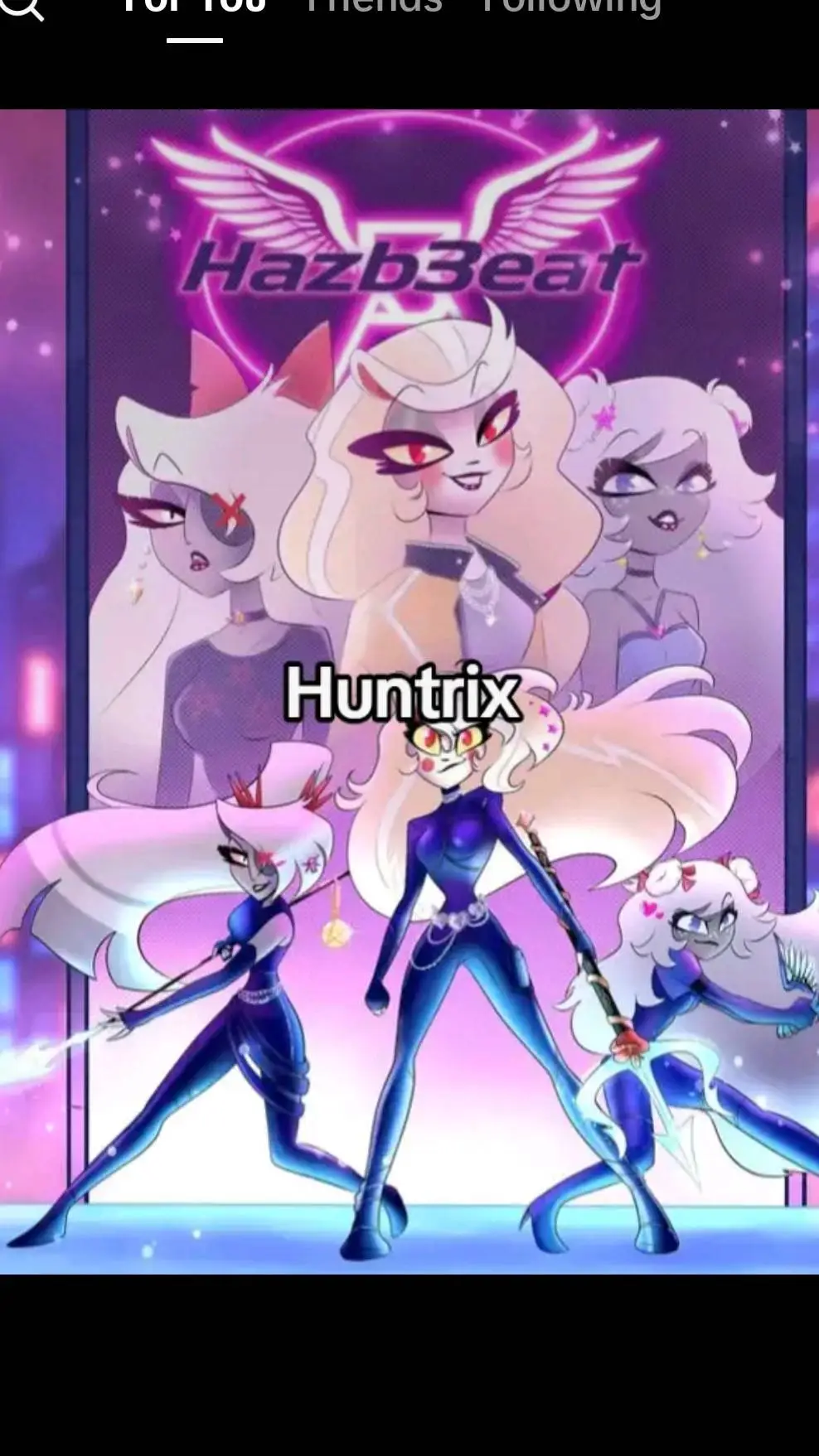 ai character: hh huntrix background
