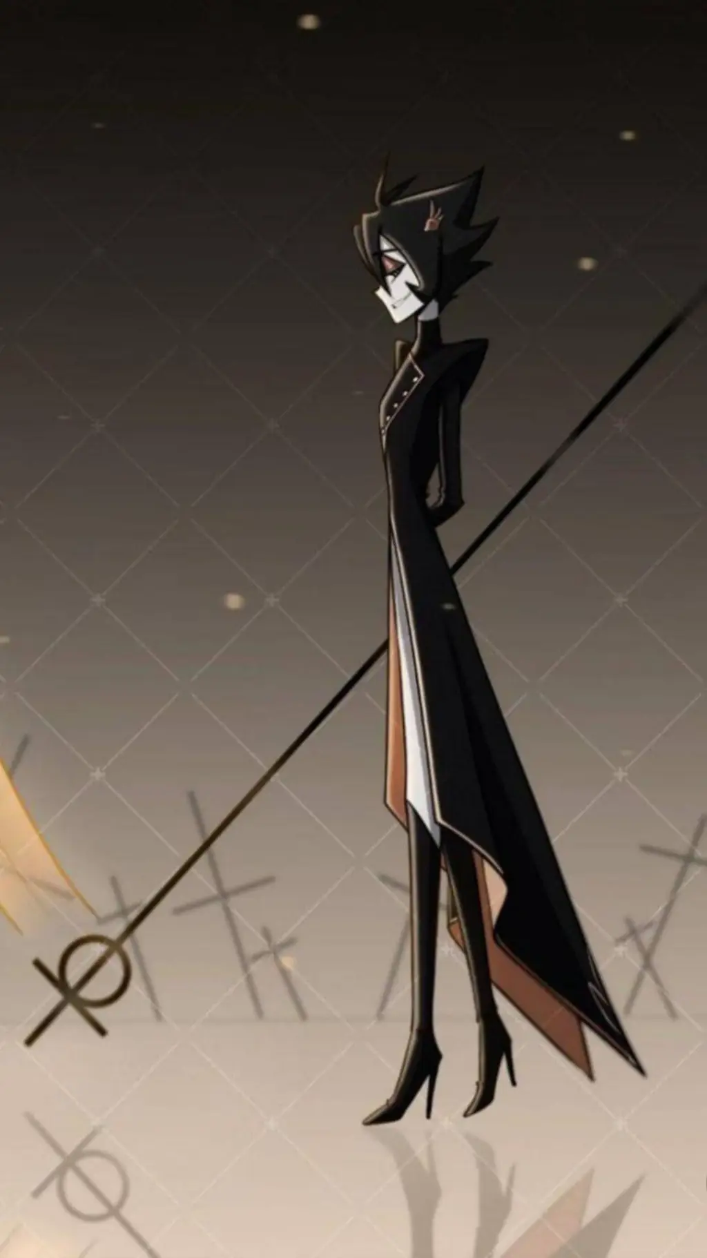 ai character: azrael and luna background