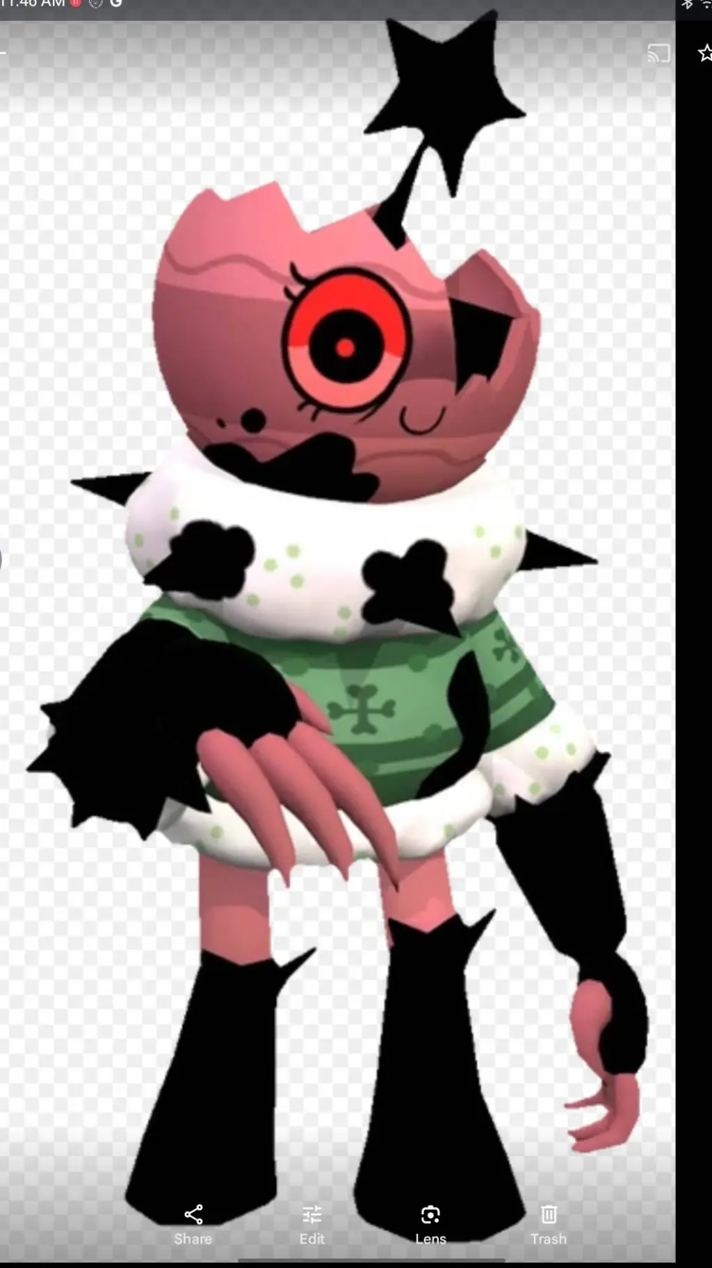 ai character: twisted bobpette background