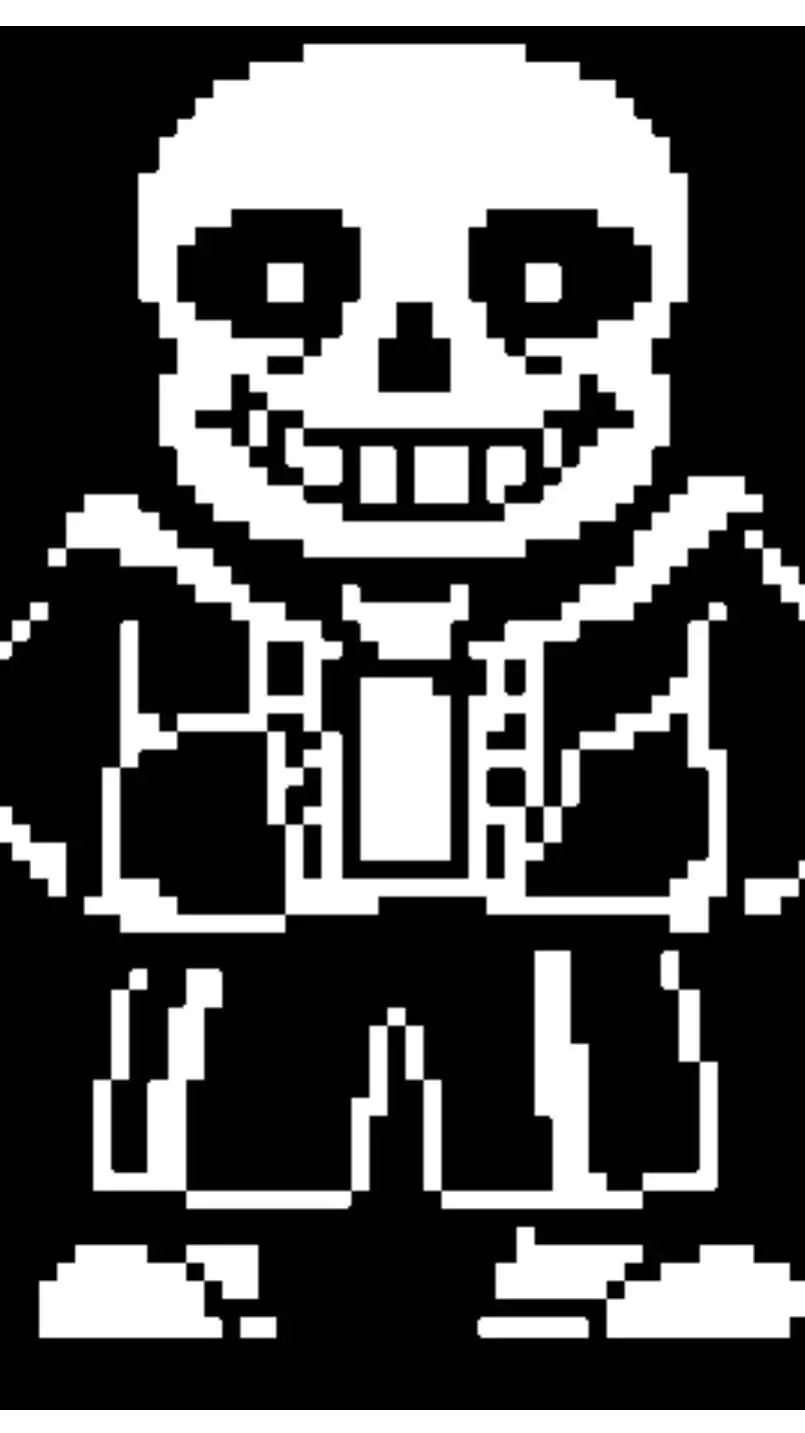 ai character: Undertale background