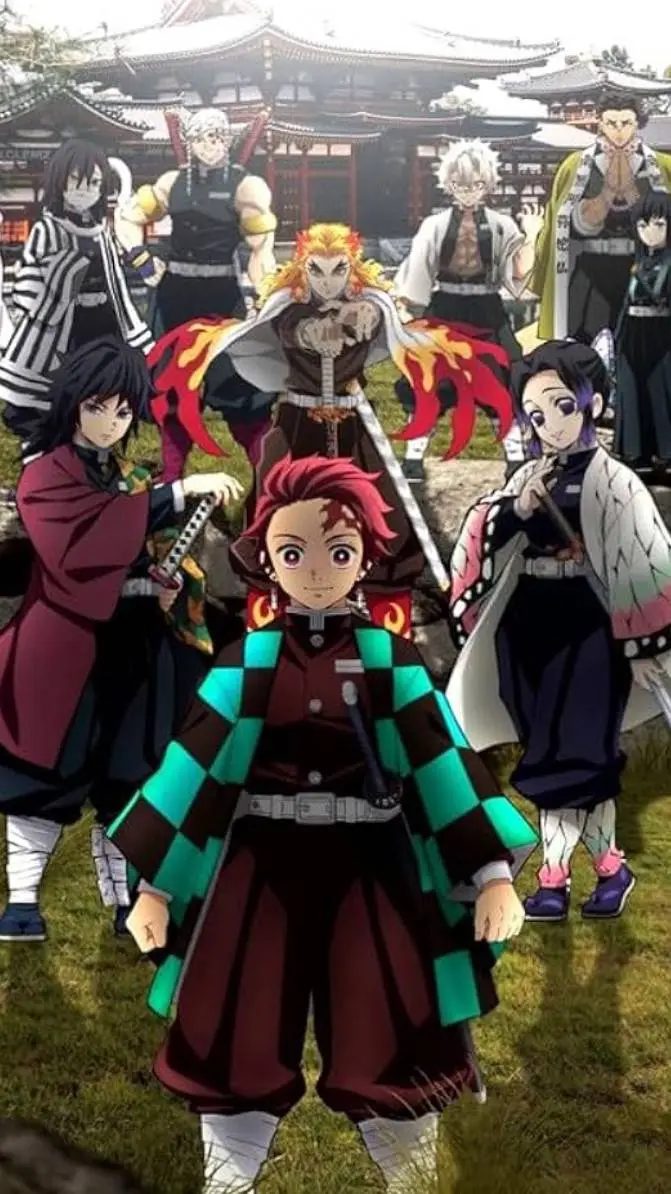 ai character: New hashira. KNY background