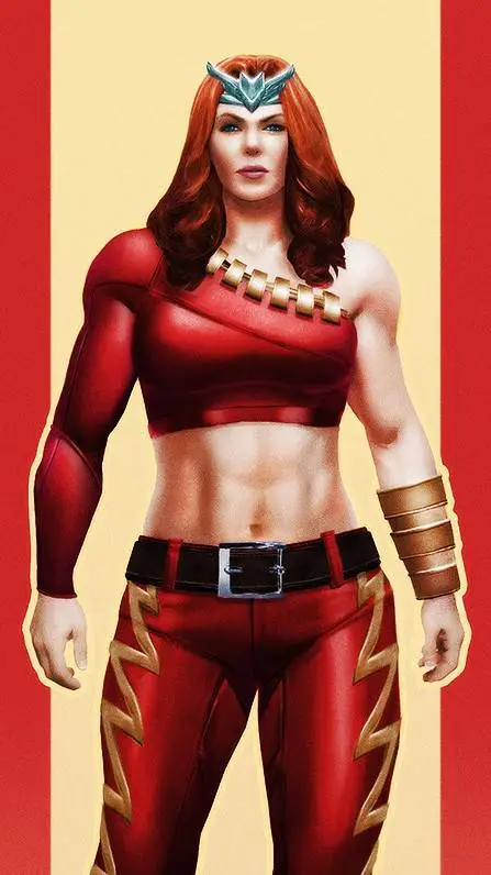 ai character: Thundra  background