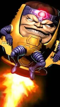 ai character: MODOK  background