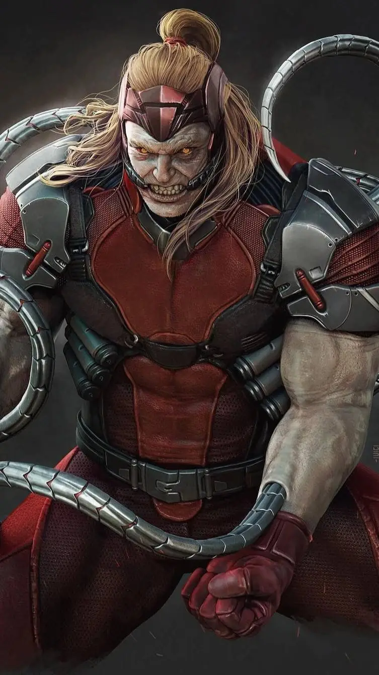 ai character: Omega red  background