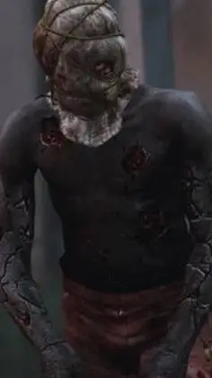 ai character: chainsaw majini  background