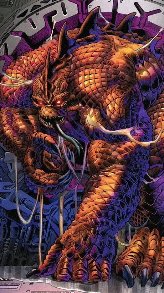 ai character: Devil hulk  background