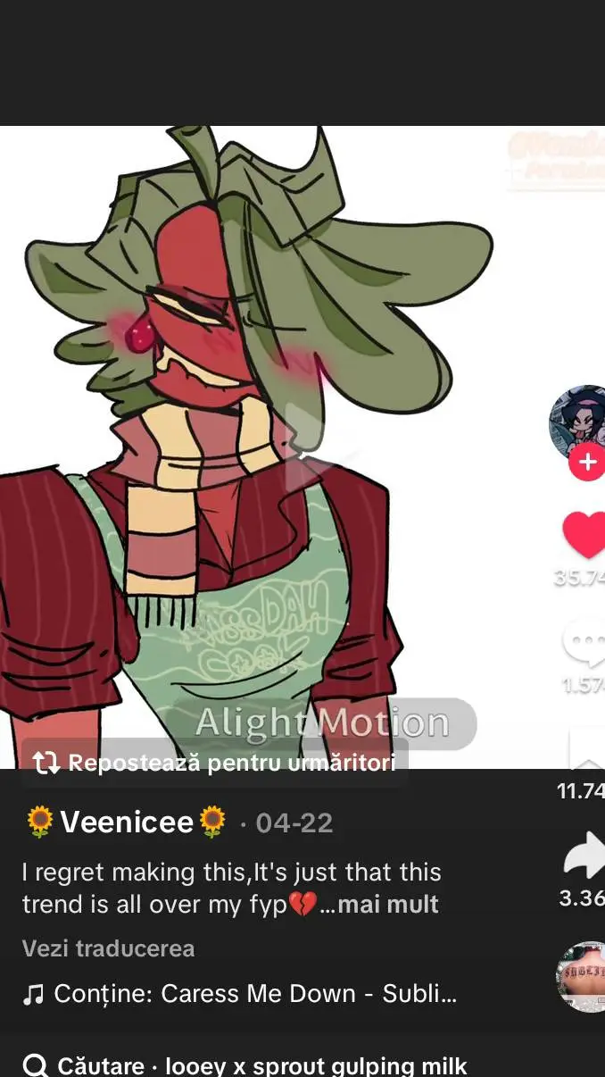 ai character: freaky Sprout 2.0 background