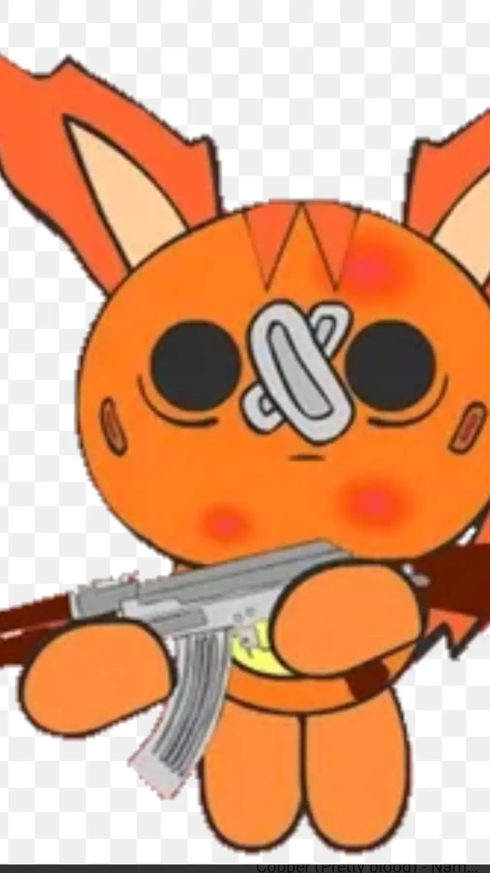 ai character: Copper  background