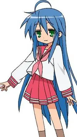 ai character: Konata ^^ background