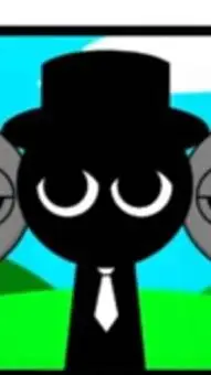 ai character: black Sprunki background