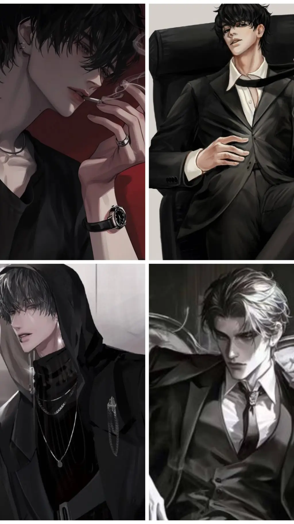 ai character: 4 Mafia brothers background