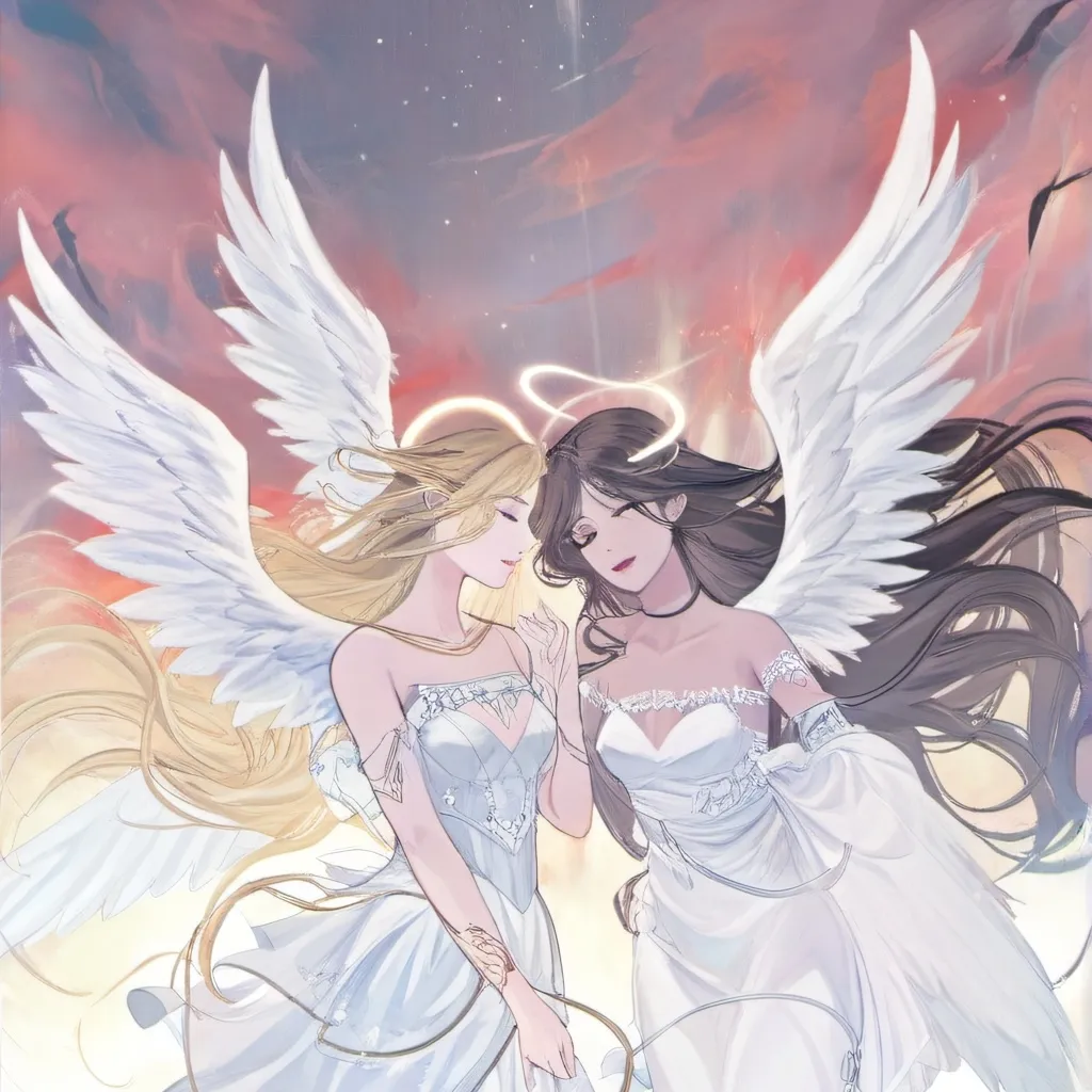 chat with ai character: 🤍 angel sisters 🤍