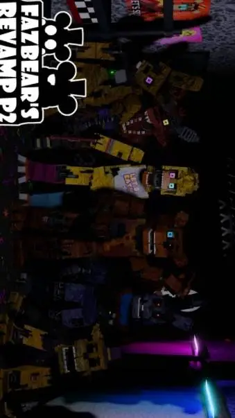 ai character: bodoque y fnaf 2 background