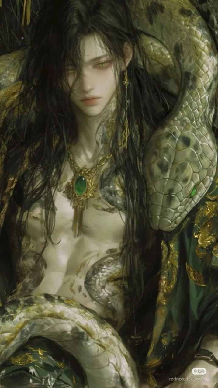 ai character: 𓆕Asgard🐍 background