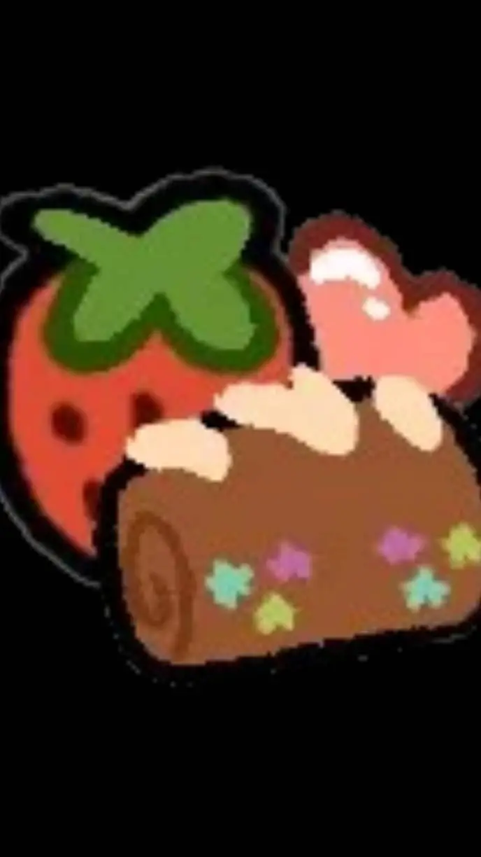 ai character: fruitcake background