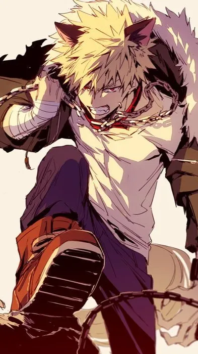 ai character: Bakugo lobo  background