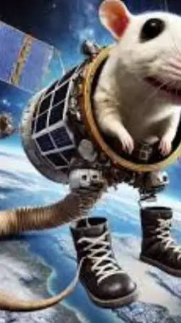 ai character: cacassito satalito background