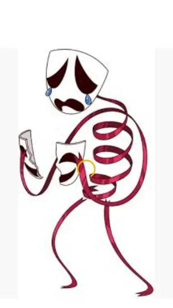 ai character: digital circus background