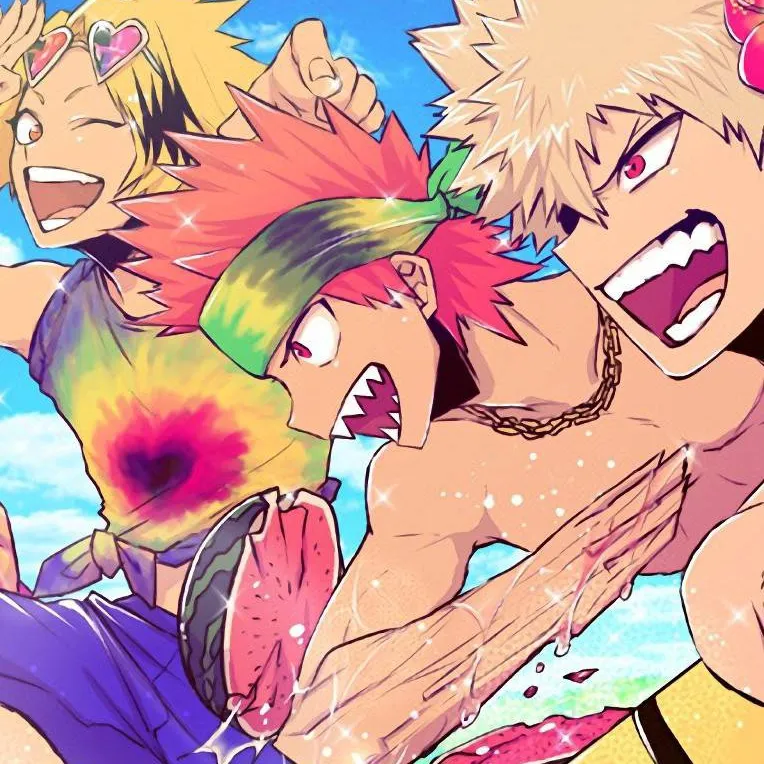 chat with ai character: mha en la playa 