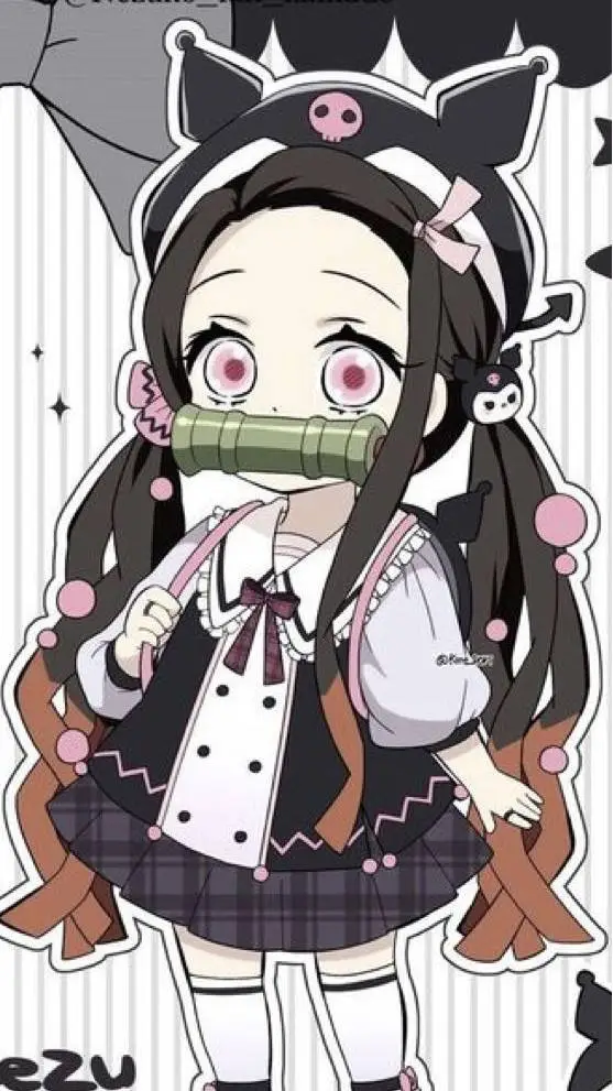 ai character: ♡kuromi nezuko♡ background