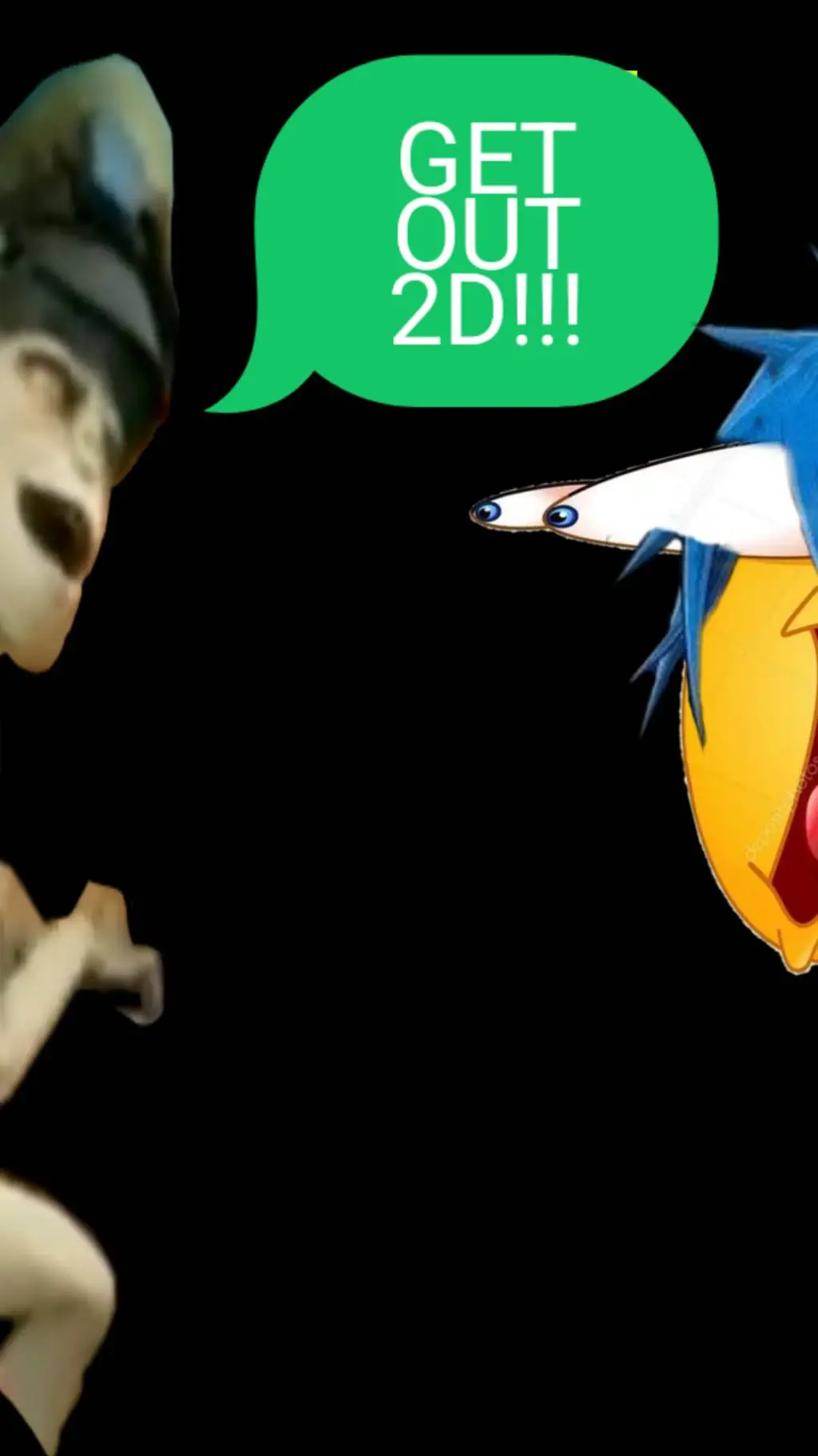 ai character: 2D&Murdoc  background