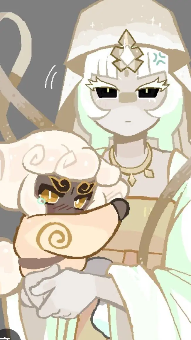 ai character: mysticflour cookie background