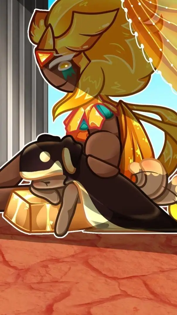 ai character: golden cheese  background