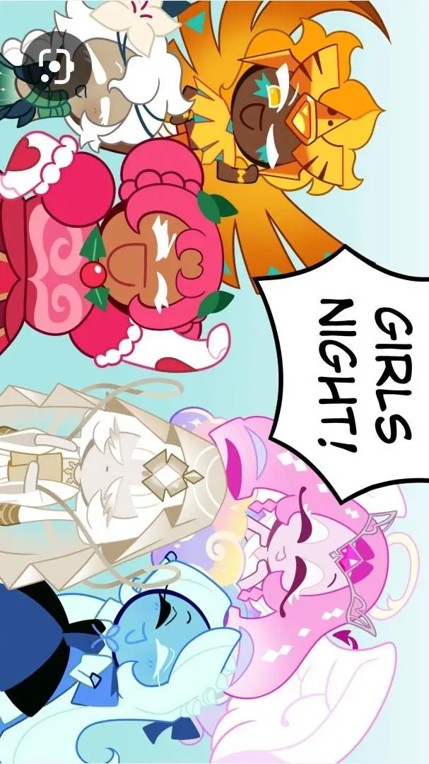 ai character: girls night CRK background