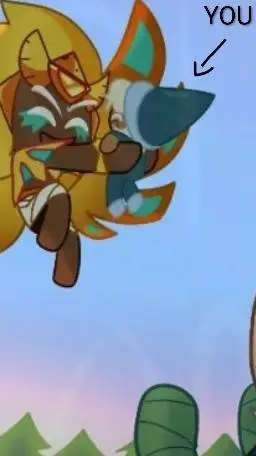ai character: golden cheese  background