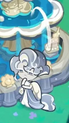 ai character: oyster cookie background