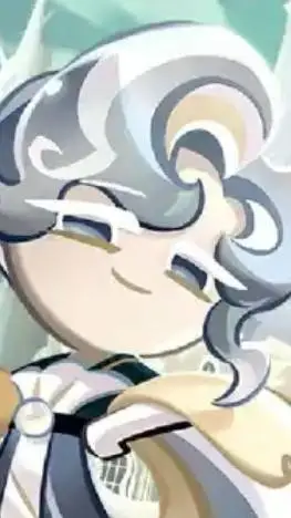 ai character: oyster cookie background