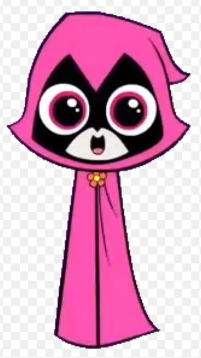 ai character: pink background