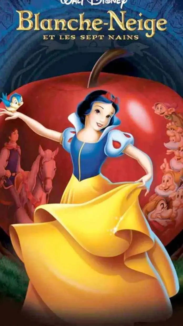 ai character: blanche neige FR background